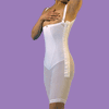 High Back Compression Support Body Gridle with Zipper